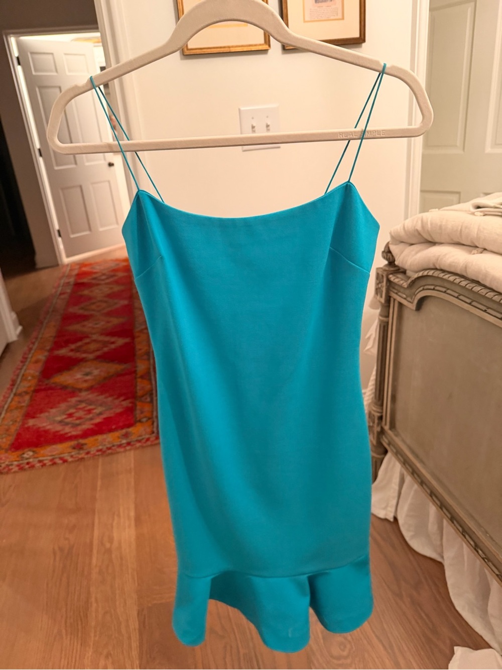Likely Turquoise Slip Mini Dress